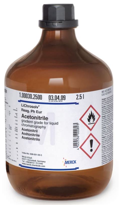 acetonitril sicherheitsdatenblatt